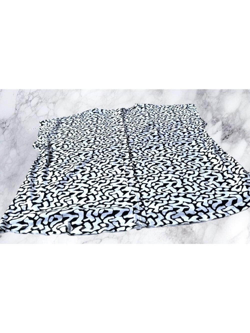 NWT Kinesis Pullover Top XL Black White Stripe Abstract Dolman Sleeves Workwear - Picture 6 of 12
